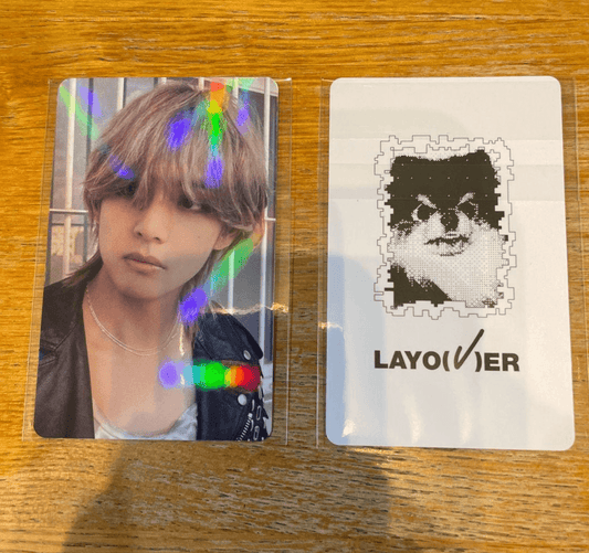 [Pre-owned] BTS V Solo Album 『Layover』 Hologram Photocard (FC Limited Design)